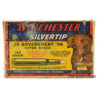 Winchester Grizzly “Bear Box” 30-06 Ammo 180 Grain Silvertip 