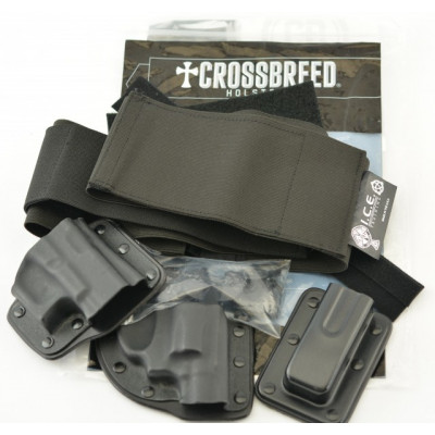 Crossbreed Modular Belly Band Holster Set Revolver + Glock