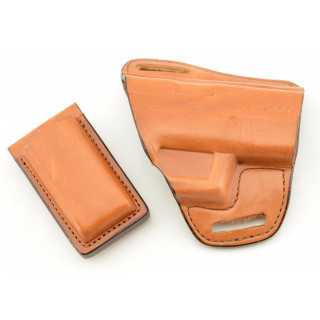 Bianchi 58 P.I. Sz16-Springfield XD Series Tan holster, RH mag holder