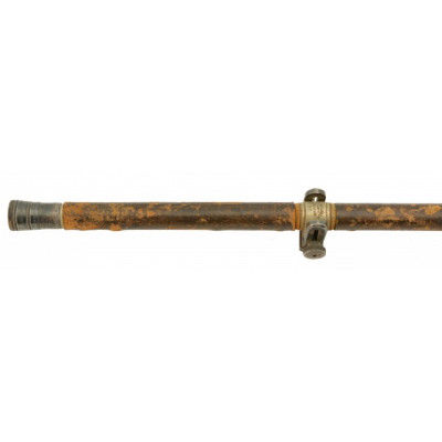RARE Early Model Malcolm Leather-Wrapped Target Scope 1860s