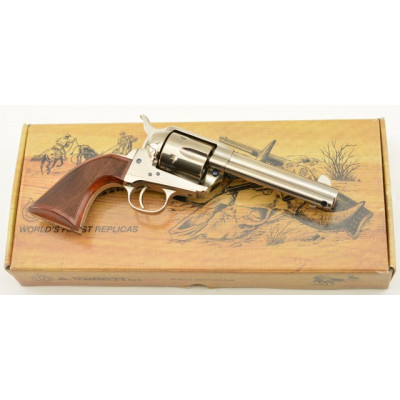 Nickel Taylor's & Co. 1873 Cattleman SA Cowboy Revolver 45 LC 4" LNIB