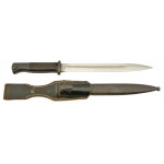 WWII German Waffen Gewehr M84/98 Bayonet/Scabbard, Frog