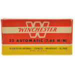 Excellent Winchester 32 ACP Ammo "1946" Style Full Box