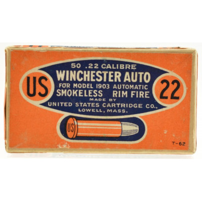 Full Sealed! Box U.S. Cartridge Co. 22 Win Auto Hollow Point Ammo