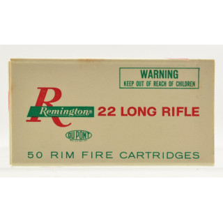 Late 1960's Remington Pistol Match 22 LR Ammo Unlisted End Flap