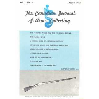 Canadian Journal of Arms Collecting - Vol. 1 No. 3 (Aug 1963)