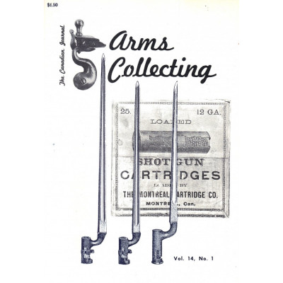 Canadian Journal of Arms Collecting - Vol. 14 No. 1 (Feb 1976)