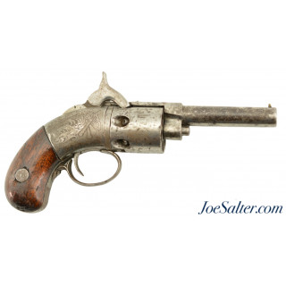 Early Model Springfield Arms Company Pocket Model Revolver 28 Cal Percussion 