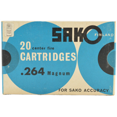 Sako 264 Winchester Magnum Ammo 140 Grain SP Finland 6.5mm