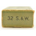Scarce Picture Box US Cartridge Co. 32 S&W Lowell, Mass Ammo