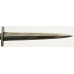 Early Third Pattern WWII Fairbairn Sykes Dagger Thick Blade Broad Arro