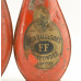 Pair of John Hall & Sons London FF Tin Powder Flasks