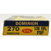 Dominion 270 Winchester Ammo Full Box 130 Grain PSP