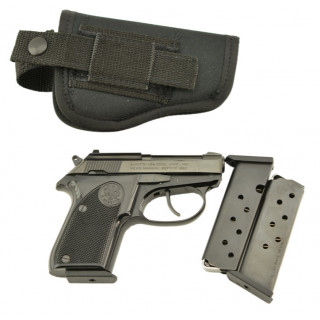 Excellent Beretta Tomcat 32 ACP W/ 3 – 7 Round Magazines + Holster