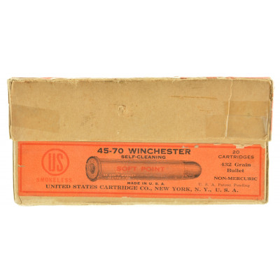 US Cartridge Co. 45-70 Winchester Ammo Full Box 432 Grain SP 