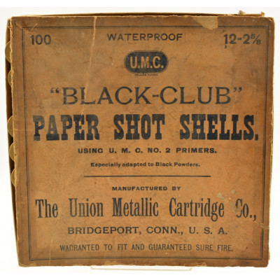 Rare UMC Black-Club 12ga Paper Shot Shells (99) 1890's