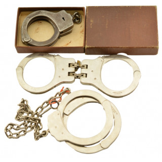 Vintage Peerless Handcuffs Set of 3