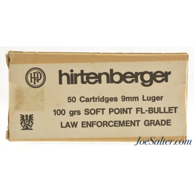 HIRTENBERGER 9mm LUGER 50 rounds.