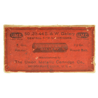  Rare UMC 38-44 S&W Gallery Ammunition Black Powder Full Box