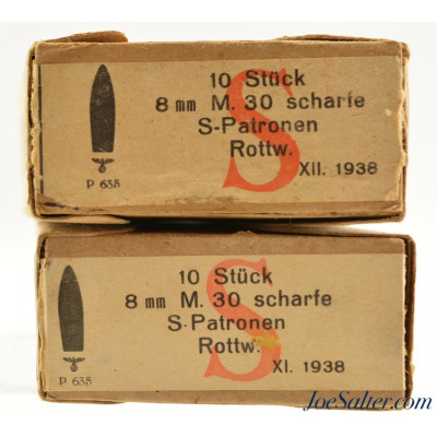 WWII German/Austrian 8mm M30 Ammo Stripper-Clip 20 Rounds