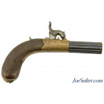 Beautiful British Turn-Off Folding Trigger Pistol by Wood of Worcester