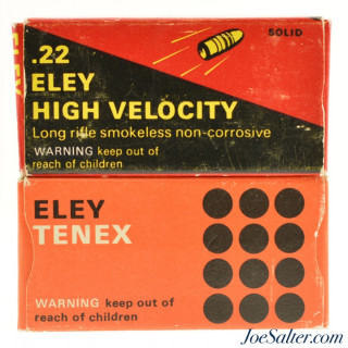 Eley 22 LR High Velocity & Tenex Full Boxes Ammo Kynoch