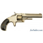 Excellent O.S. Cummings Pocket Revolver Lowell, Mass 22 RF Antique