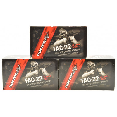 Norma 22LR High Performance Tac-22 40gr RN 1450rds