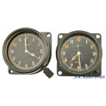 Pair Of WWII British "Spitfire" Cockpit 8 Day Clocks