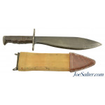 US WWI M1917 Bolo Knife/Scabbard Fayette R. Plumb Co. 1918 