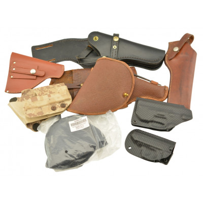 Lot of 9 Assorted Holsters