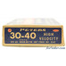  Peters High Velocity 30-40 Krag Ammo Full Box 220 Grain Inner-Belted SP