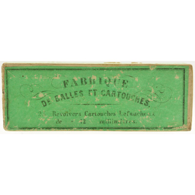  Excellent Full Box Lefaucheaux 12mm Pinfire Cartridges Ammunition 