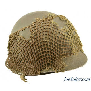 Early WWII Front-Seam Fixed Bale M1 Helmet