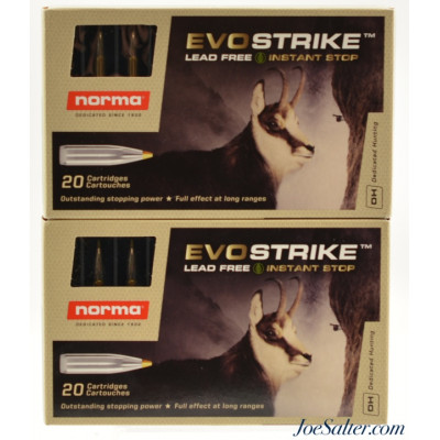 Norma EVOSTRIKE .270 Win 96gr Lead-Free Ammo 40 rnds 