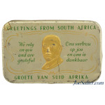 Vintage WWII Greetings From South Africa 1940 Xmas Gift Tin