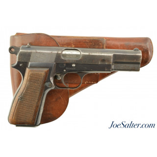 WW2 German Model 1935 High Power Pistol by FN with Holster