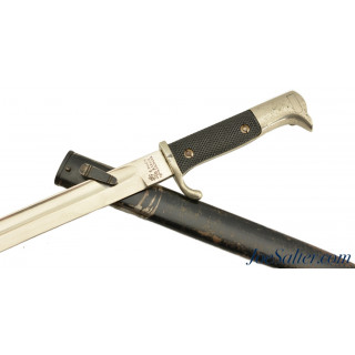 WWII German Army Dress Bayonet with Scabbard E. Pack & Sohne