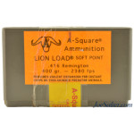 A-Square Ammunition Lion Loads SP .416 Rem. 400gr. 20