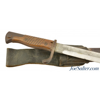 German M1898/05 rifle Bayonet & scabbard WWI