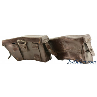 WWI Mannlicher Model 1894 Leather Ammo Pouch Bulgaria