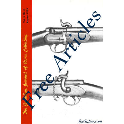 The Canadian Journal of Arms Collecting - Vol .3 No.3 Aug. 1965