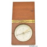 Antique Mahogany French made Pocket Compass