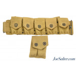 Original WWI US  Dismounted M1910 Cartridge Belt M1903/1911