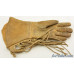Vintage Native American Indian Beaded Leather Gauntlet Gloves Excellent