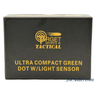 Target Sports Tactical Ultra Compact Green Dot w/ Light sensor Sight