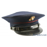 U.S. Military WWII Marine Dress Blue Uniform Visor Cap