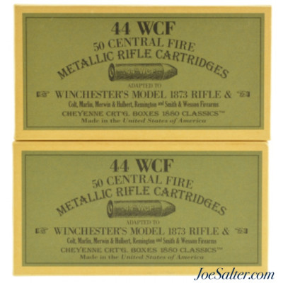 44-40 WCF Ammunition Cheyenne Cartridge Boxes 100rnds