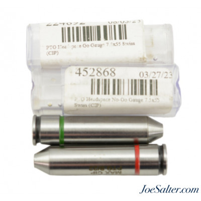 Pacific Tool & Gauge 7.5 x 55 Suisse CIP Headspace Gauges