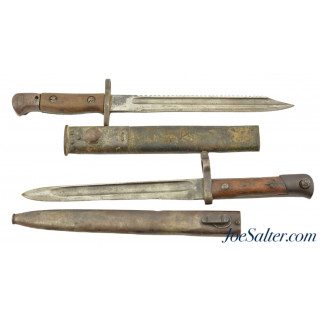 Two WWI Converted Fighting Bayonet/Knives